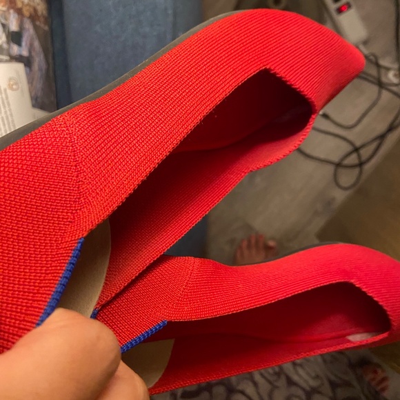 Rothy's "The Point Flat" in Chili Red (Retired Color) | Size 9 - Picture 5 of 6